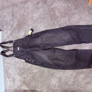 Levi's Gray Denim Overalls